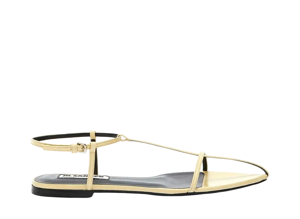 Jil Sander Women's Flat Sandals "Cream"