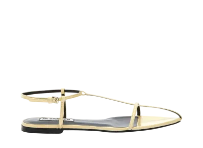 Jil Sander Women's Flat Sandals "Cream"