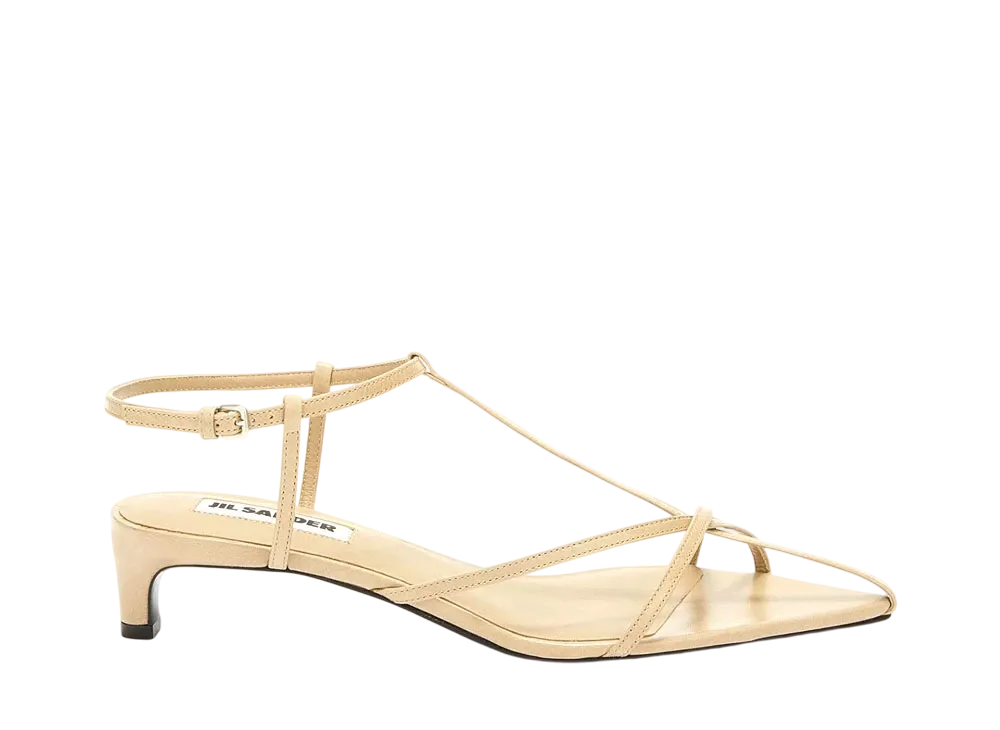 Jil Sander Women's High Sandals "Dark Sand"