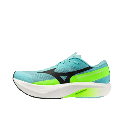 Mizuno Hyperwarp Racer "Sky Blue/Black/Lime Green"