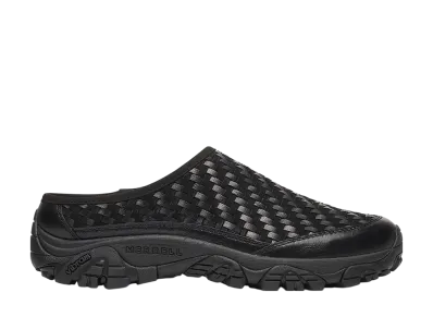MERRELL Moab 2 Slide Leather Woven 1TRL "Black"