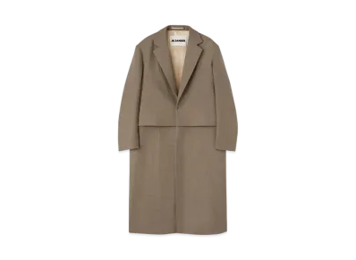 Jil Sander Men's Tailored Coat "Walnut"