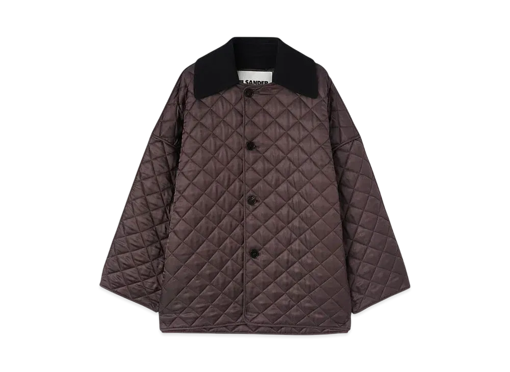 Jil Sander Men's Quilted Jacket "Blackberry"