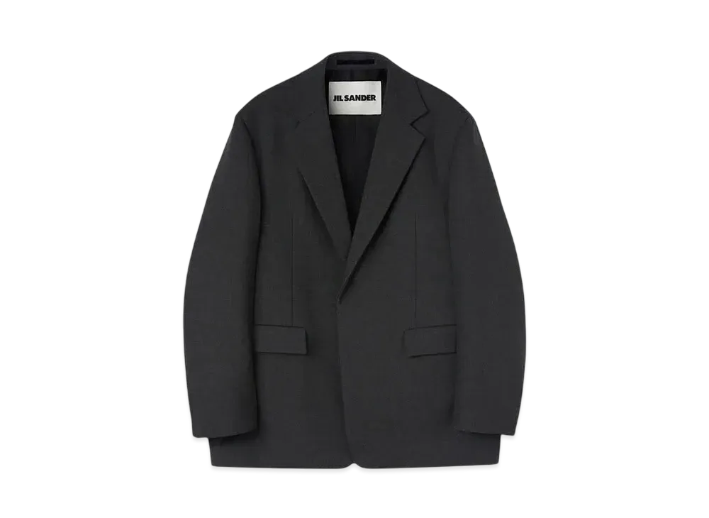 Jil Sander Men's Tailored Jacket "Charcoal"