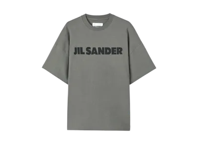 Jil Sander Stiff Lightweight Cotton Jersey T-Shirt "Thyme Green"