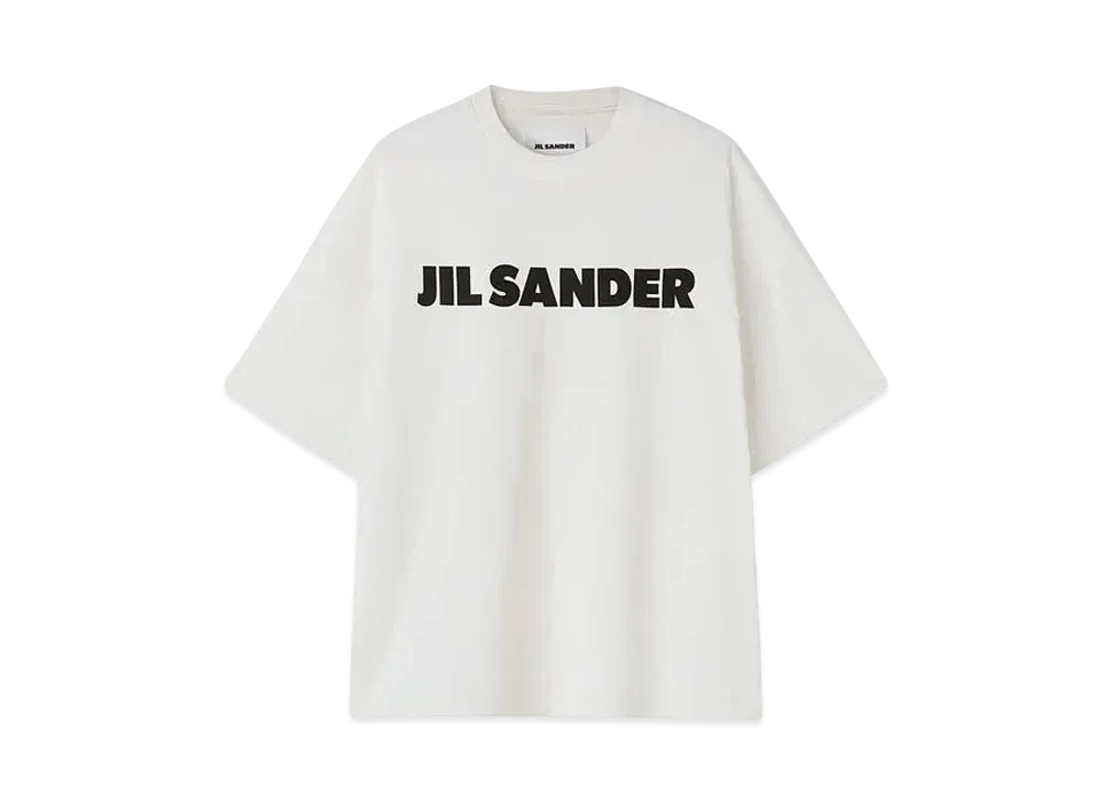 Jil Sander Men's Logo T-Shirt "Porcelain"