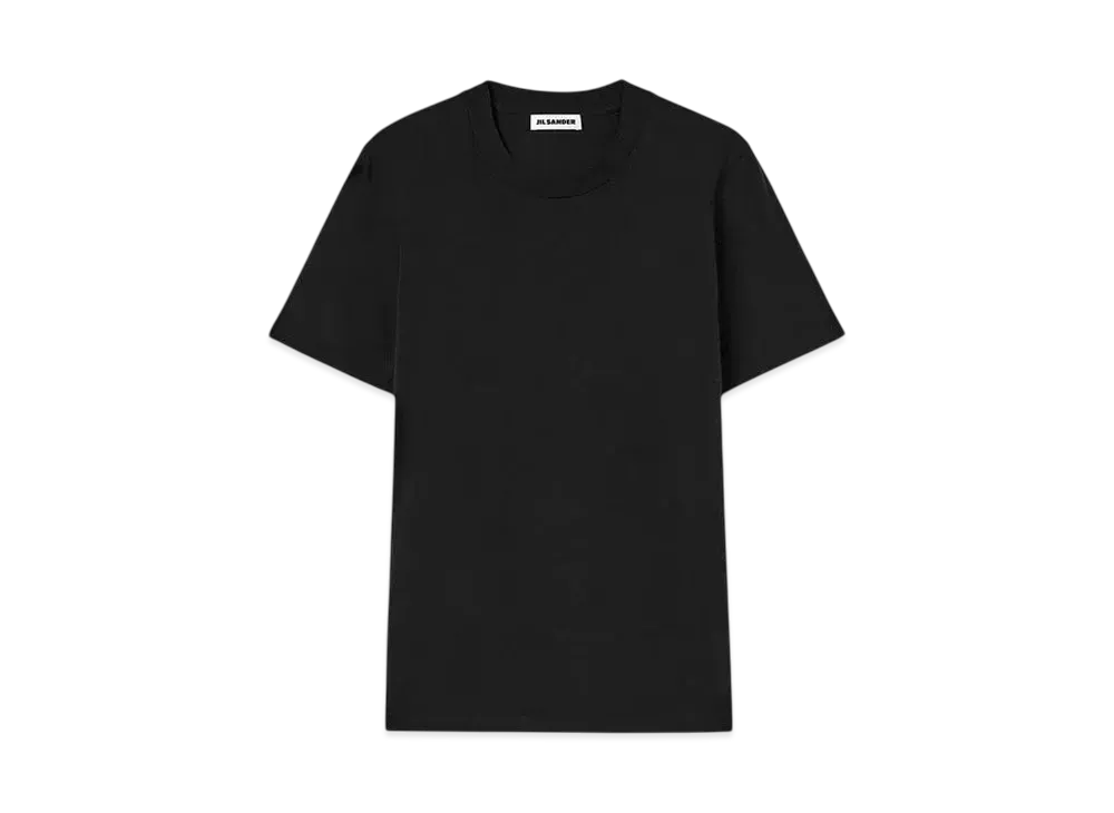 Jil Sander Men's Crew-Neck T-Shirt "Black"
