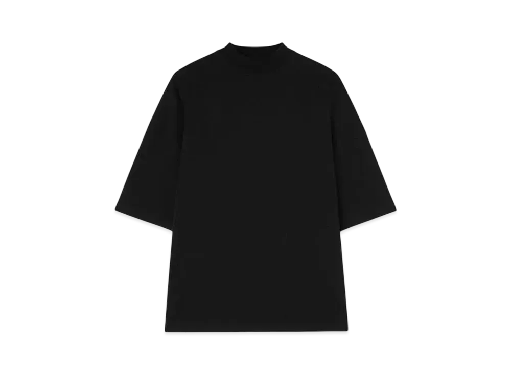 Jil Sander Men's Mock-Neck T-Shirt "Black"