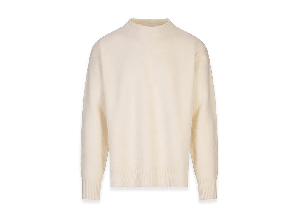 Jil Sander Oversized Medium-Weight Wool Sweater "White"