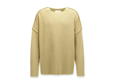 Jil Sander Geometric Neckline Sweater "Yellow"