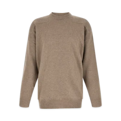 Jil Sander Melange Wool Sweater "Beige"