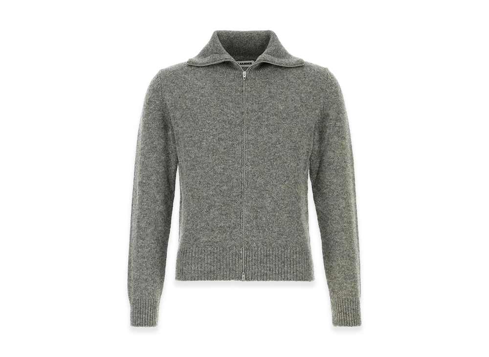 Jil Sander Wool Blend Cardigan "Grey"