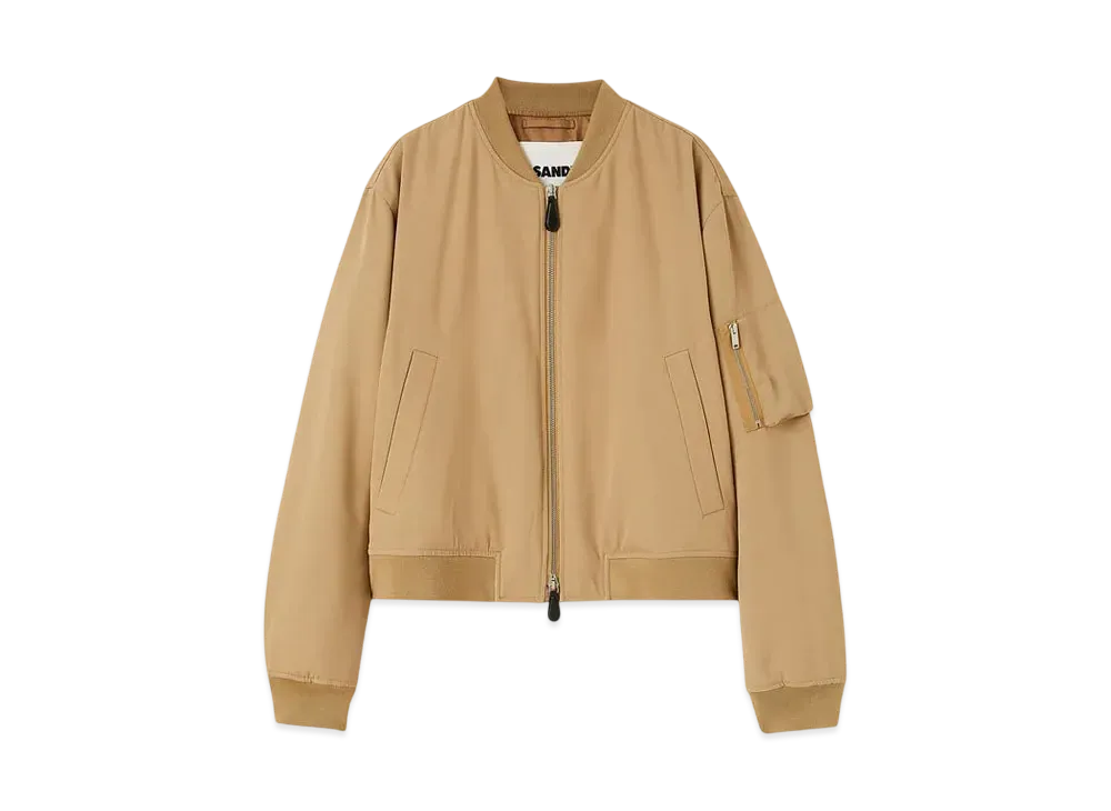 Jil Sander Men's Padded Bomber Jacket "Clay"