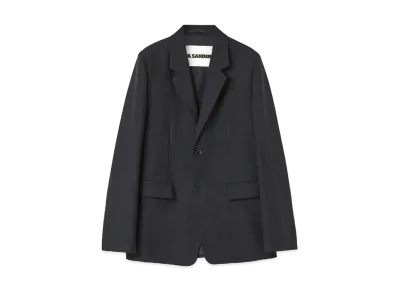 Jil Sander Tailored Jacket Wool and Mohair "Navy"
