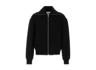Jil Sander Wool Blend Bomber Jacket "Black"