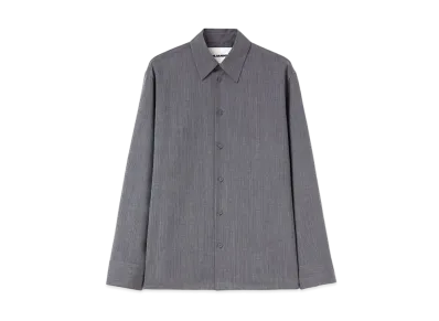 Jil Sander Shirt Long-Sleeved Wool "Volcanic Glass"