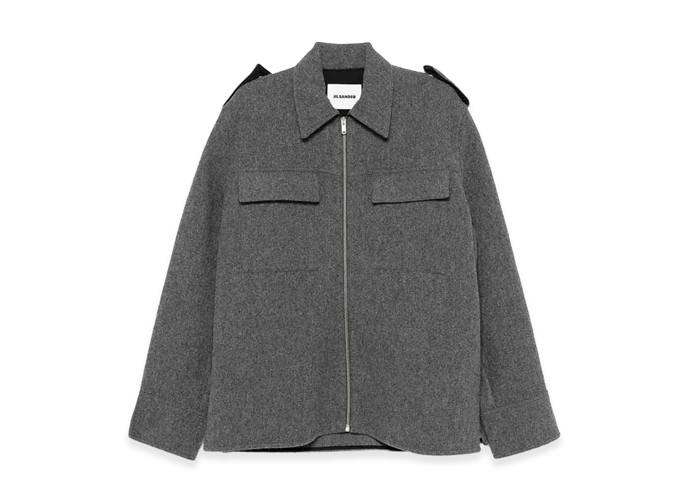Jil Sander Flannel Shirt "Gray"