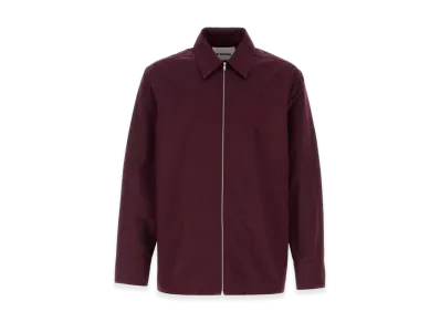 Jil Sander Grape Poplin Shirt "Purple"