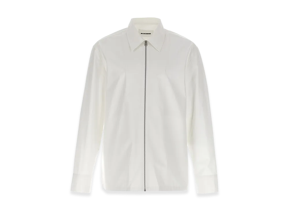 Jil Sander Zip Shirt "White"