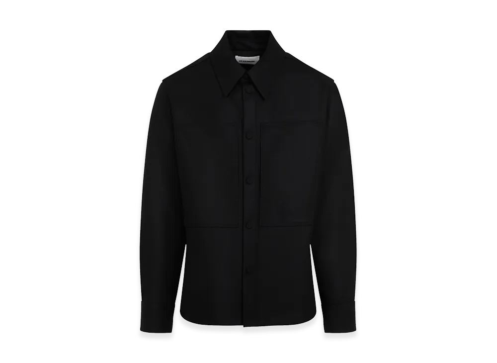 Jil Sander Wool Shirt "Black"