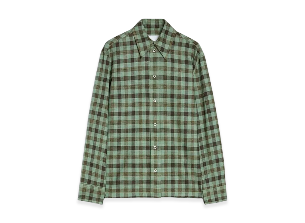 Jil Sander Wool Blend Shirt "Plantain"
