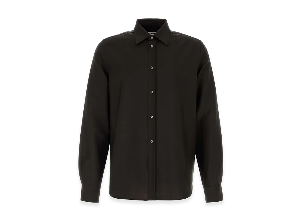 Jil Sander Wool Blend Shirt "Brown/Chocolate"