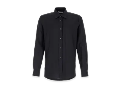 Jil Sander Wool Blend Shirt "Midnight Blue"