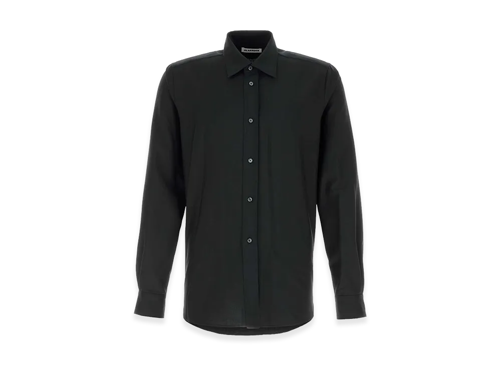 Jil Sander Wool Blend Shirt "Black"