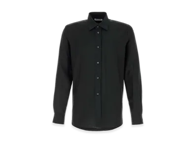 Jil Sander Wool Blend Shirt "Black"