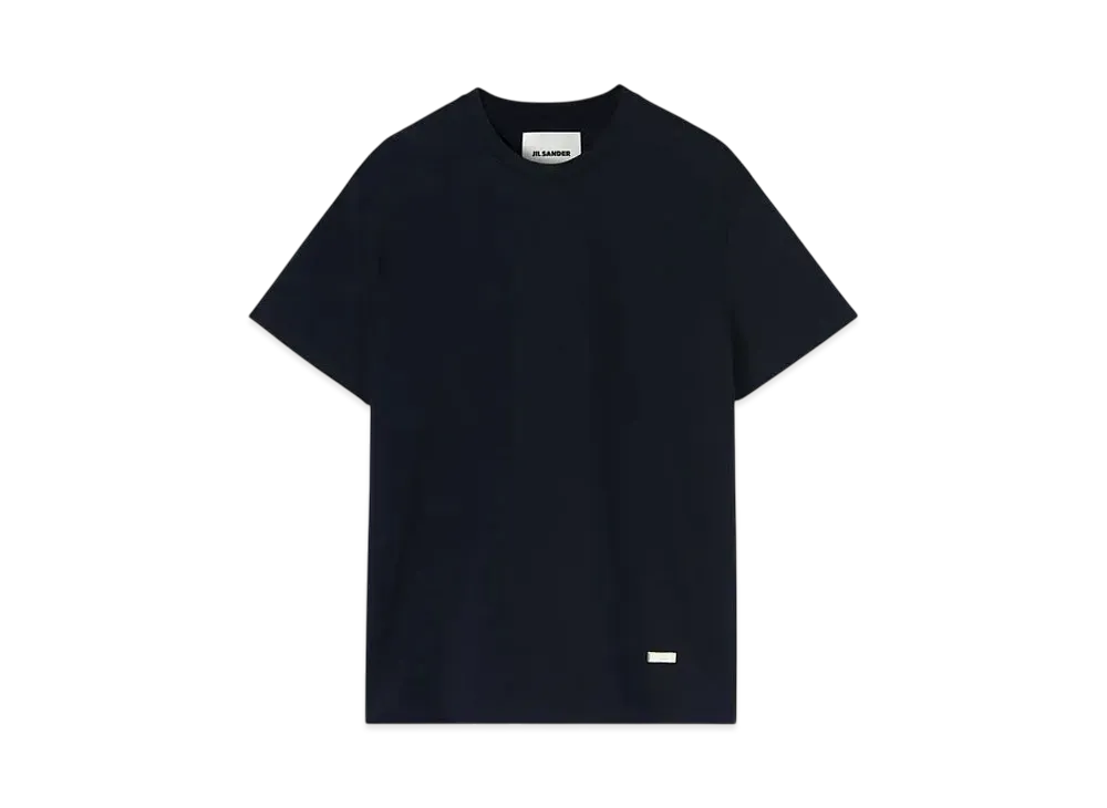 Jil Sander Men's Crew-Neck T-Shirt "Midnight"