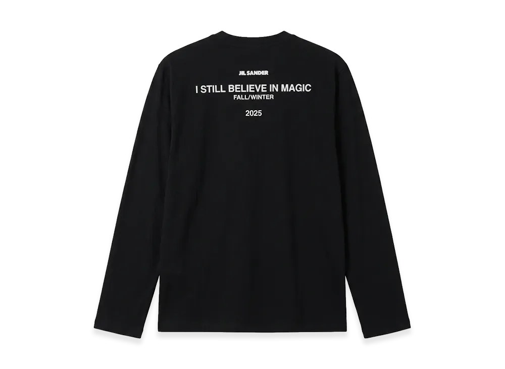 Jil Sander Logo Print Long Sleeve T-Shirt "Black"