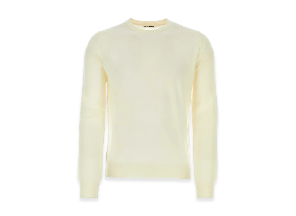 Jil Sander Wool Sweater "White"