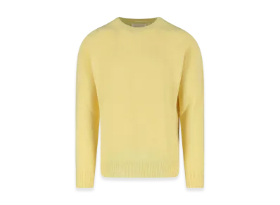 Jil Sander Sweater In Virgin Wool And Cashmere Blend "Yellow"