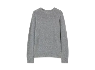 Jil Sander Men's Crew-Neck Sweater "Ash Grey"