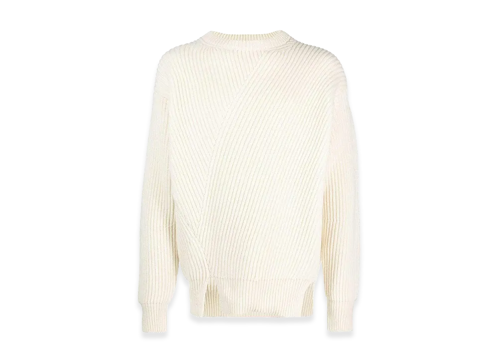Jil Sander Merino Wool Sweater "White"