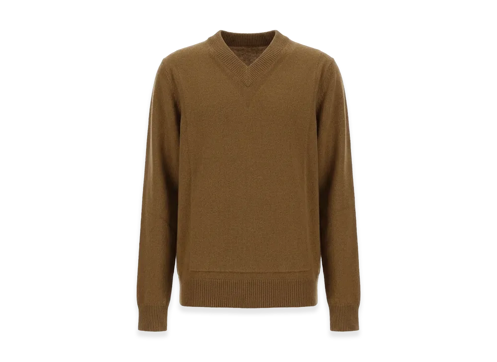 Jil Sander V-Neck Sweater "Beige"