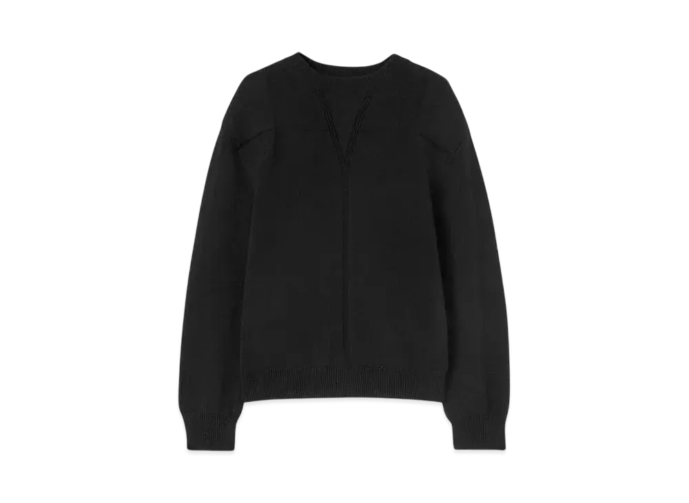 Jil Sander Men's Crew-Neck Sweater "Black"