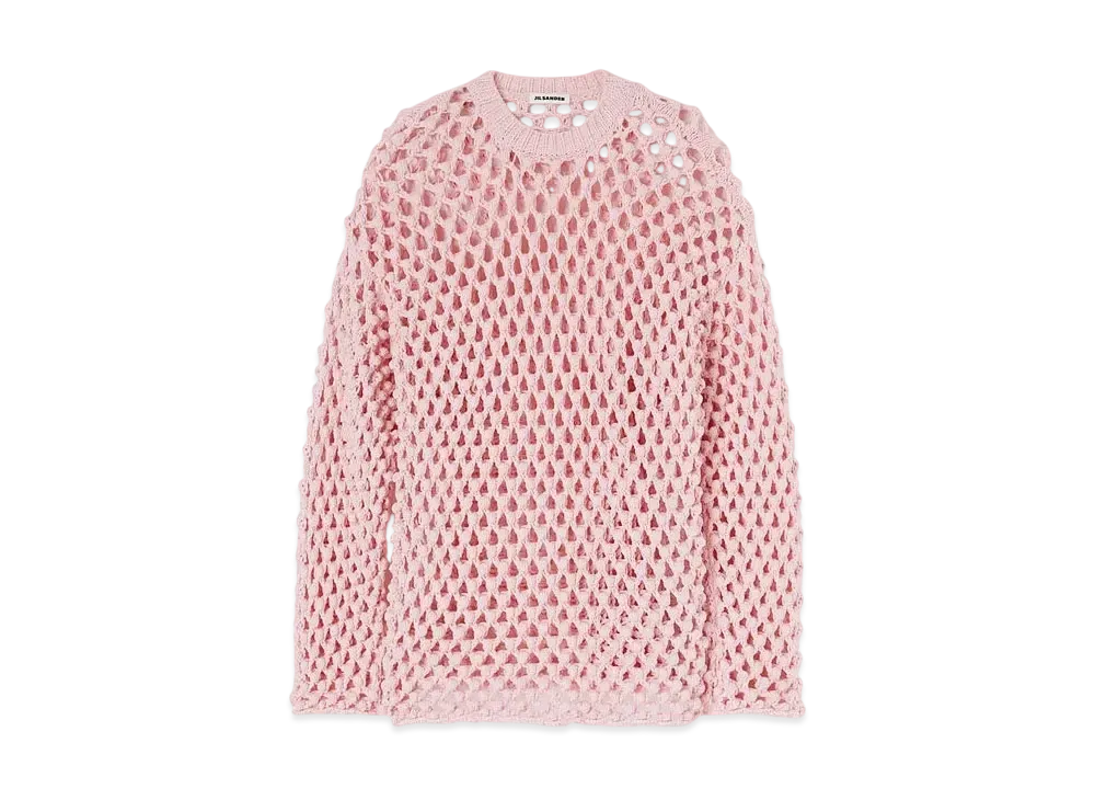 Jil Sander Men's Crew-Neck Sweater "Cotton Candy"