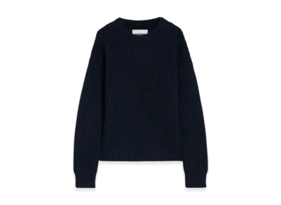 Jil Sander Wool Crew-Neck Sweater "Nightfall"