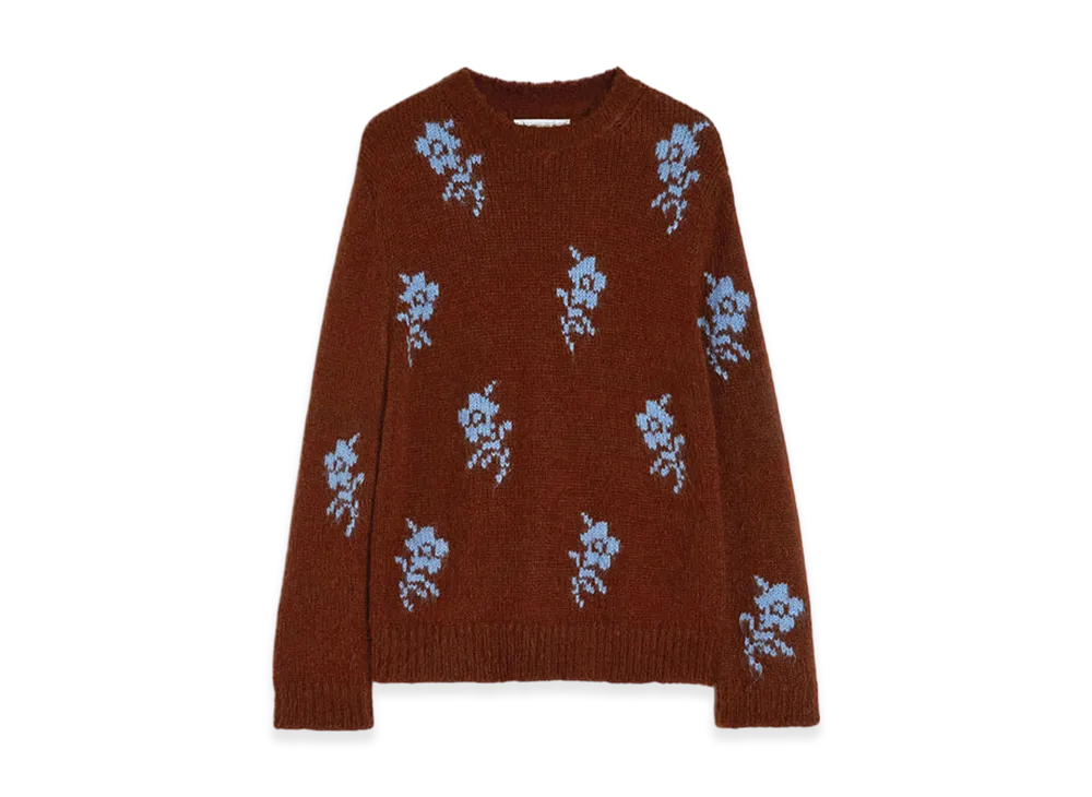 Jil Sander Wool Blend Crew-Neck Sweater "Shore"