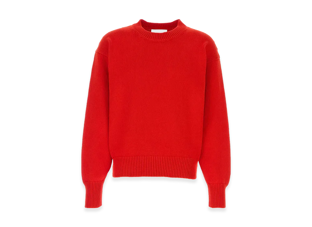 Jil Sander Cotton Sweater "Red"