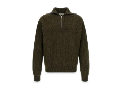 Jil Sander Half-Zip Sweater "Green"