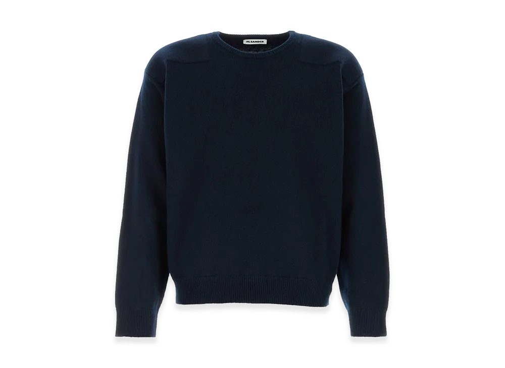 Jil Sander Wool Blend Sweater "Midnight Blue"