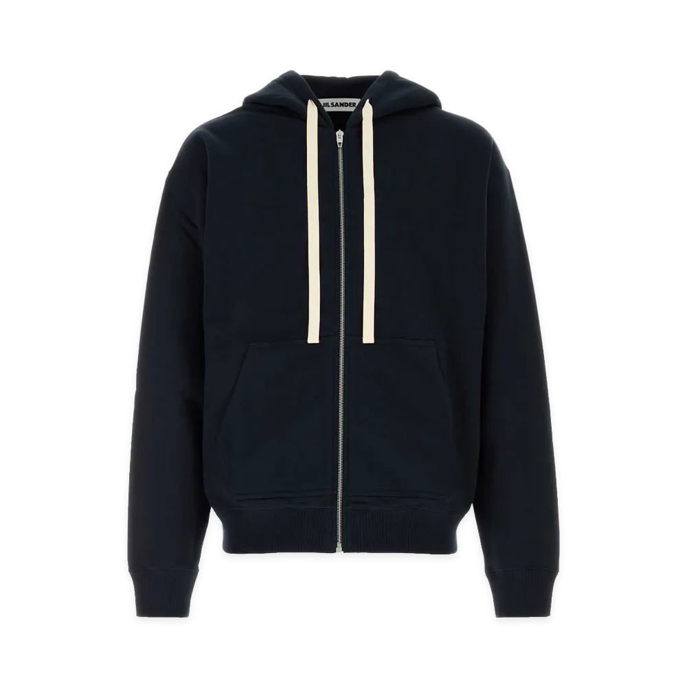 Jil Sander Cotton Sweatshirt "Navy"