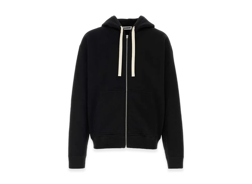 Jil Sander Cotton Hoodie "Black"