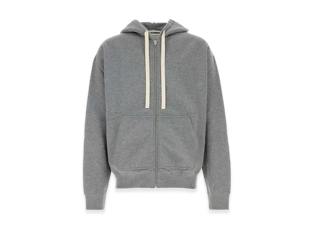 Jil Sander Cotton Hoodie "Gray"