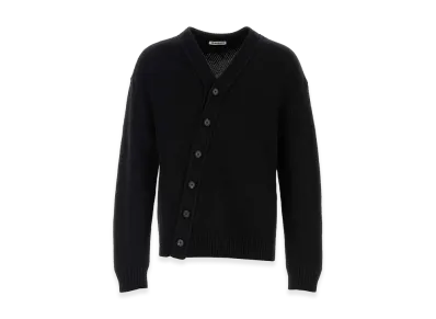 Jil Sander Wool Blend Cardigan "Black"
