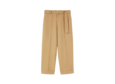 Jil Sander Men's Belted Trousers "Clay"