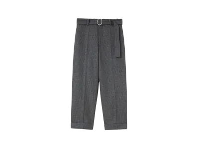 Jil Sander Men's Belted Trousers "Dark Edge"