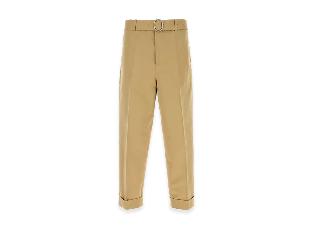 Jil Sander Cotton Blend Pant "Beige"